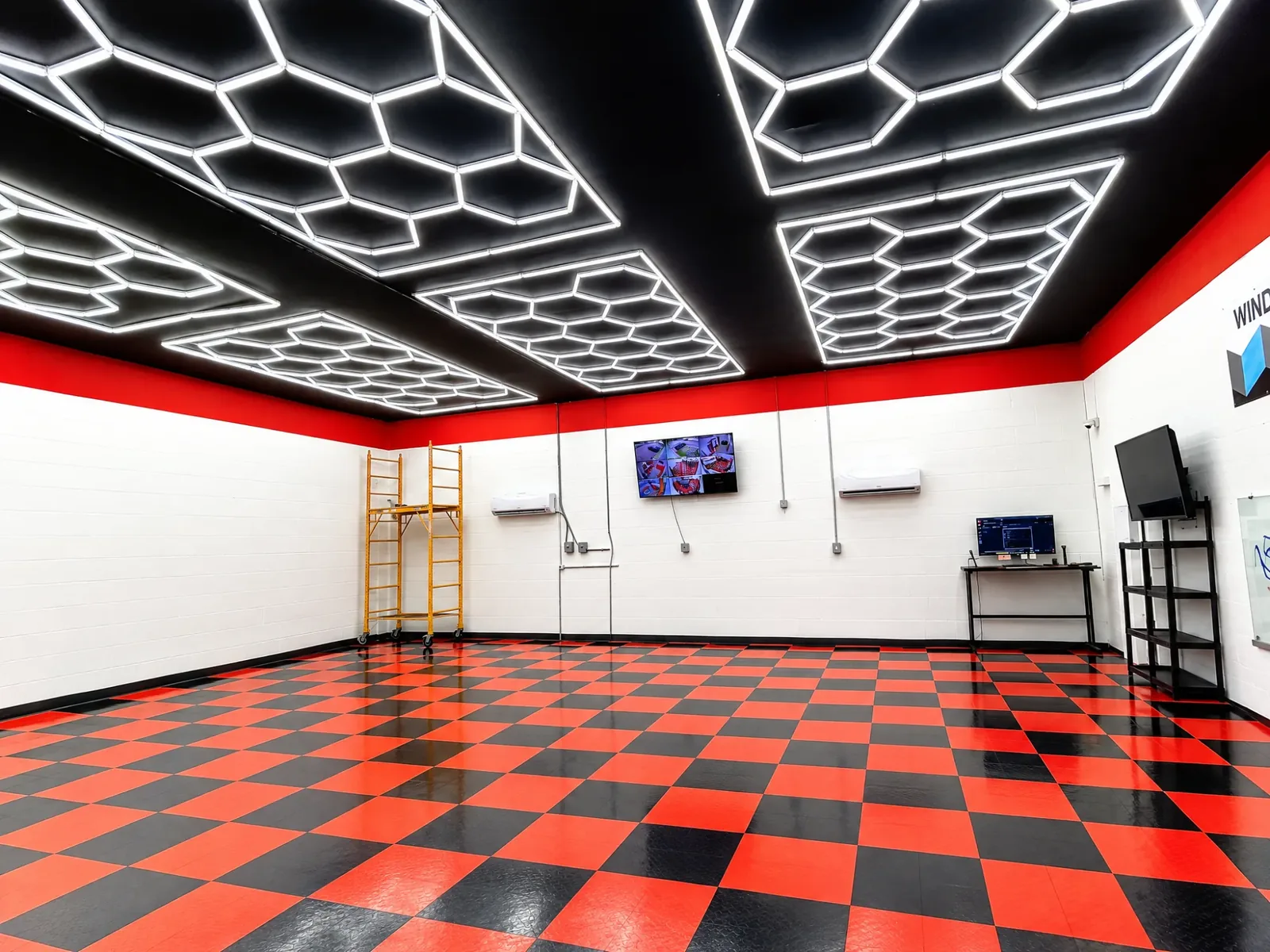 Inside the Dynamic Tinting Solution shop on 12690 Walsingham Road in Largo